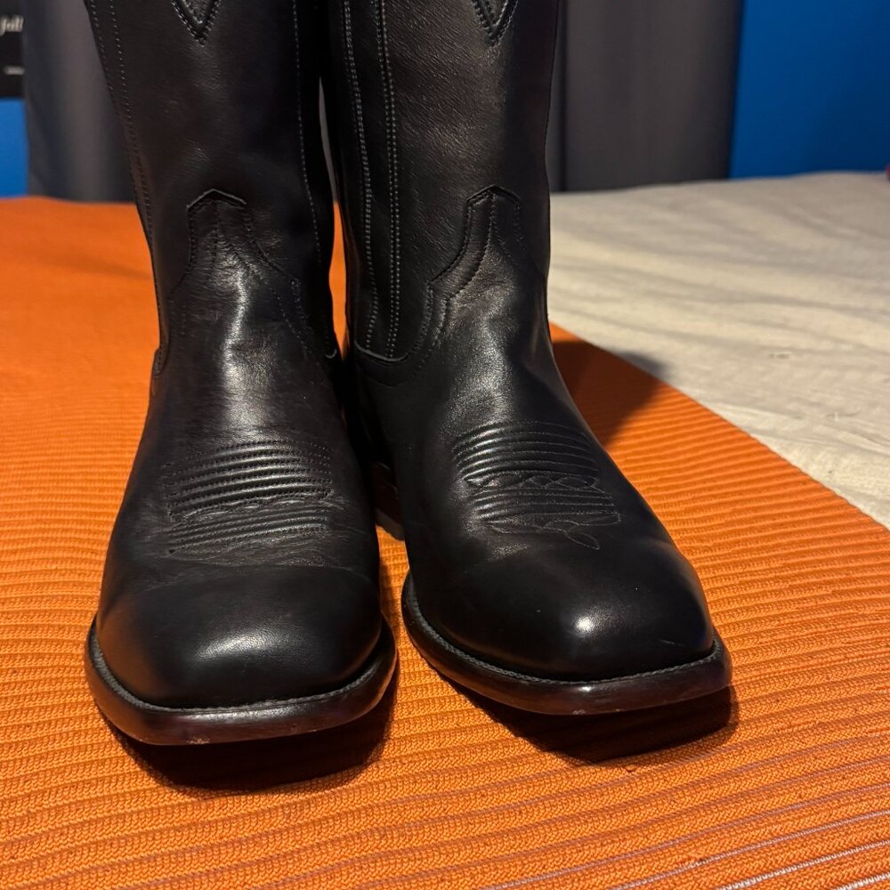 Tecovas Men’s Boots Jackson Size 11EE Jet Black Worn Once